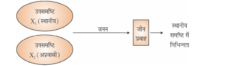 Class-10 Science Chapter 9- जीन प्रवाह (Gene flow)